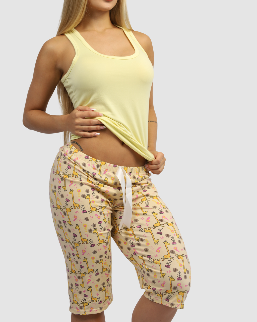 Pijama Capri para Mujer - Renata Pack X3, Estampados Multi