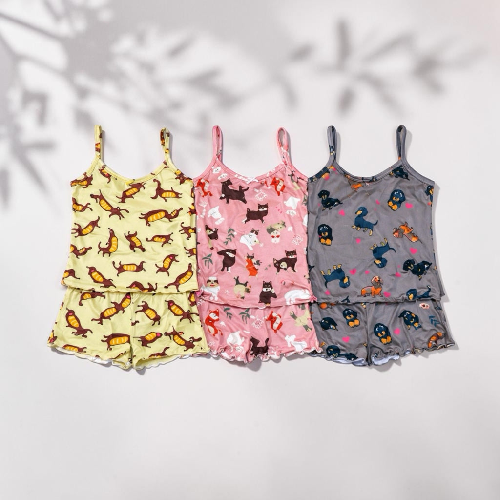 Pijama Dama Monica Paquete X3 | Talla Unica | Sublimada |