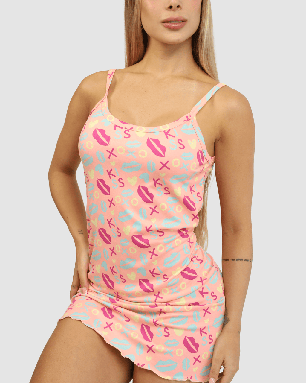 Bata Dama Valentina | Pack X 3 Und | Estampada | Piel de Durazno | - Vestiganga