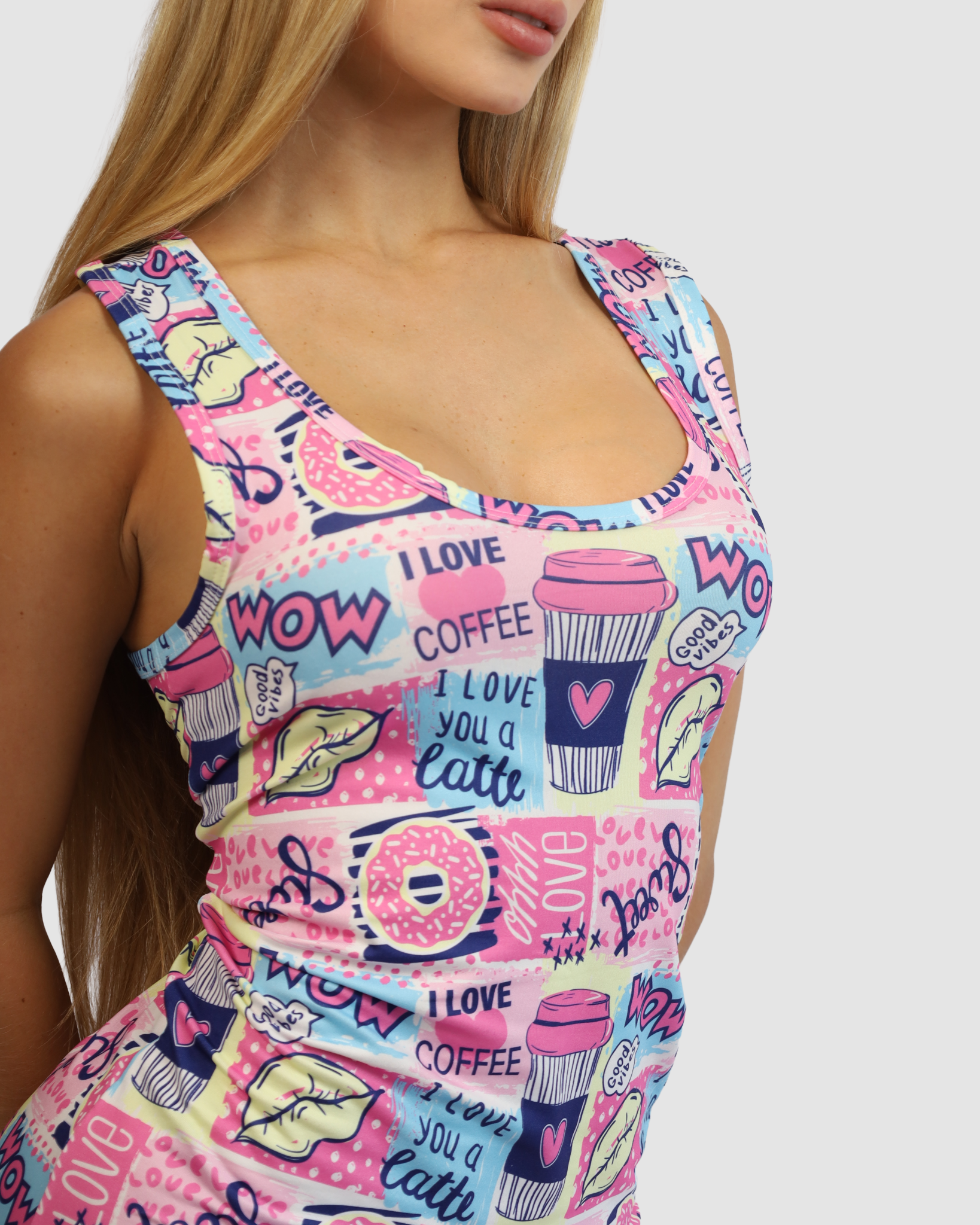 Batas Dama Andrea X 3 Und. | Estampada | - Vestiganga