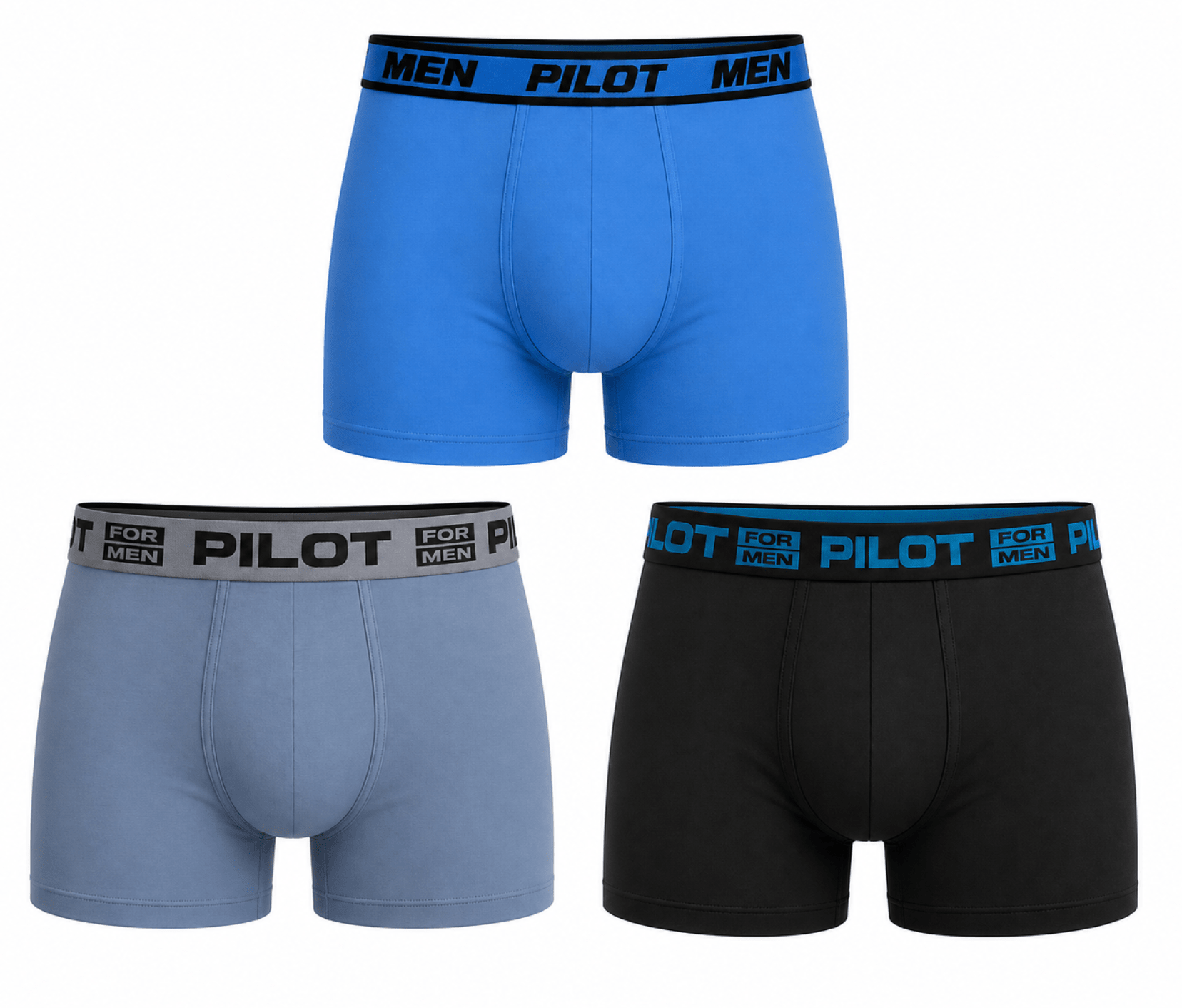 Bóxer de Algodón para Hombre Pilot Set x3 - Vestiganga