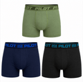 Bóxer Pilot Set x3 de Algodón para Hombre - Vestiganga