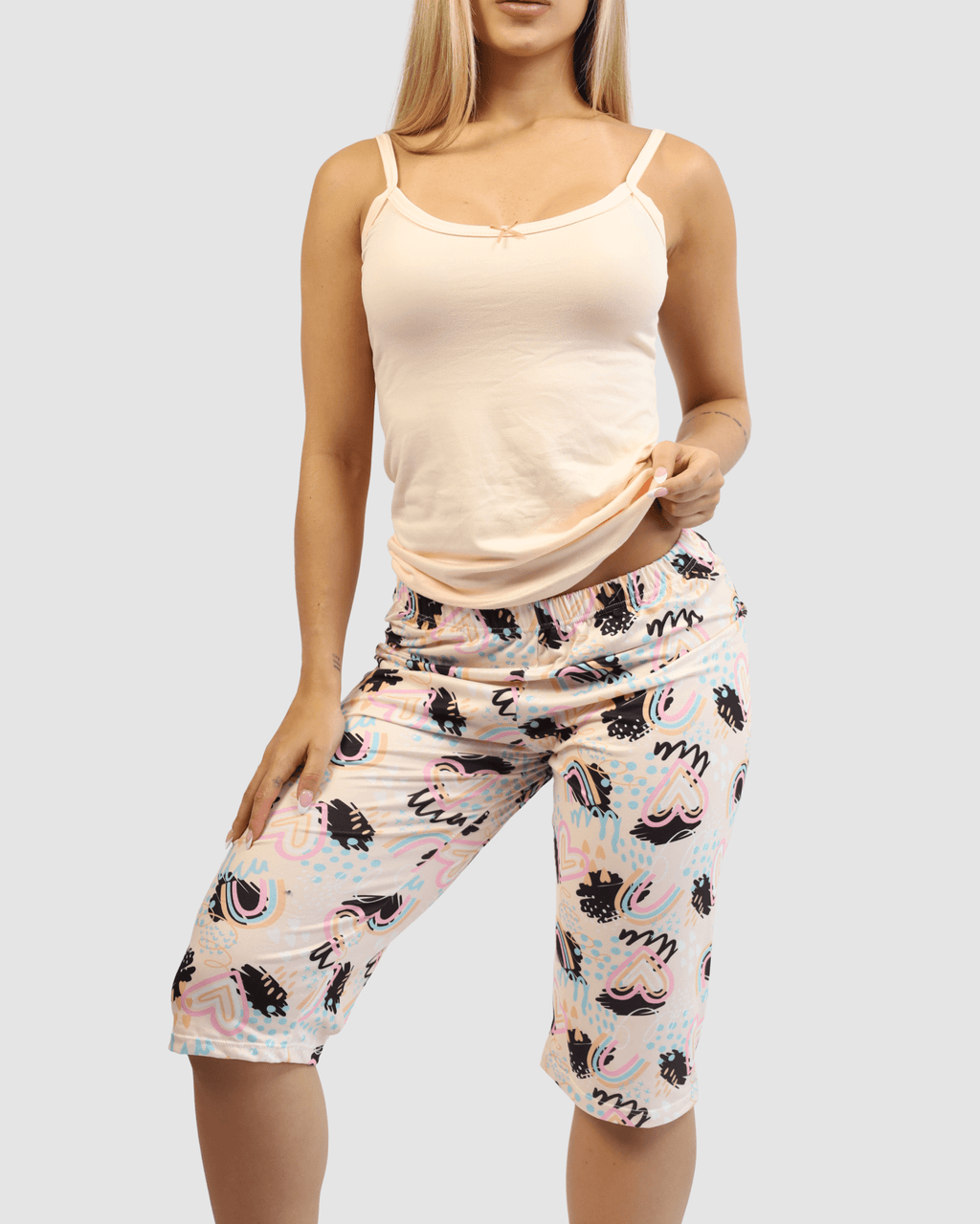 Capri para Mujer - Amelia Pack X3 Estampado - Vestiganga