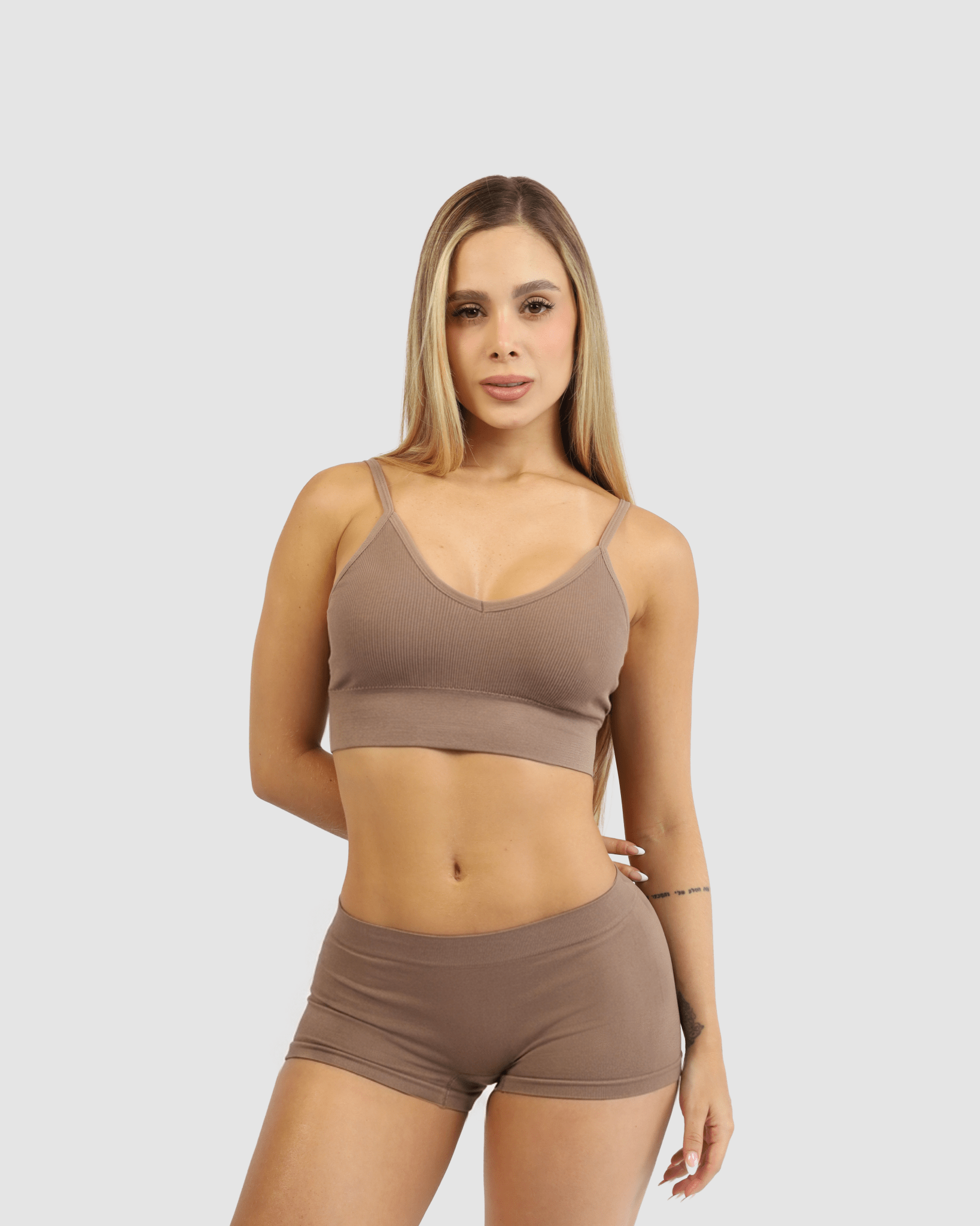 Conjunto Seamless Dama | Bralette y Short | - Vestiganga