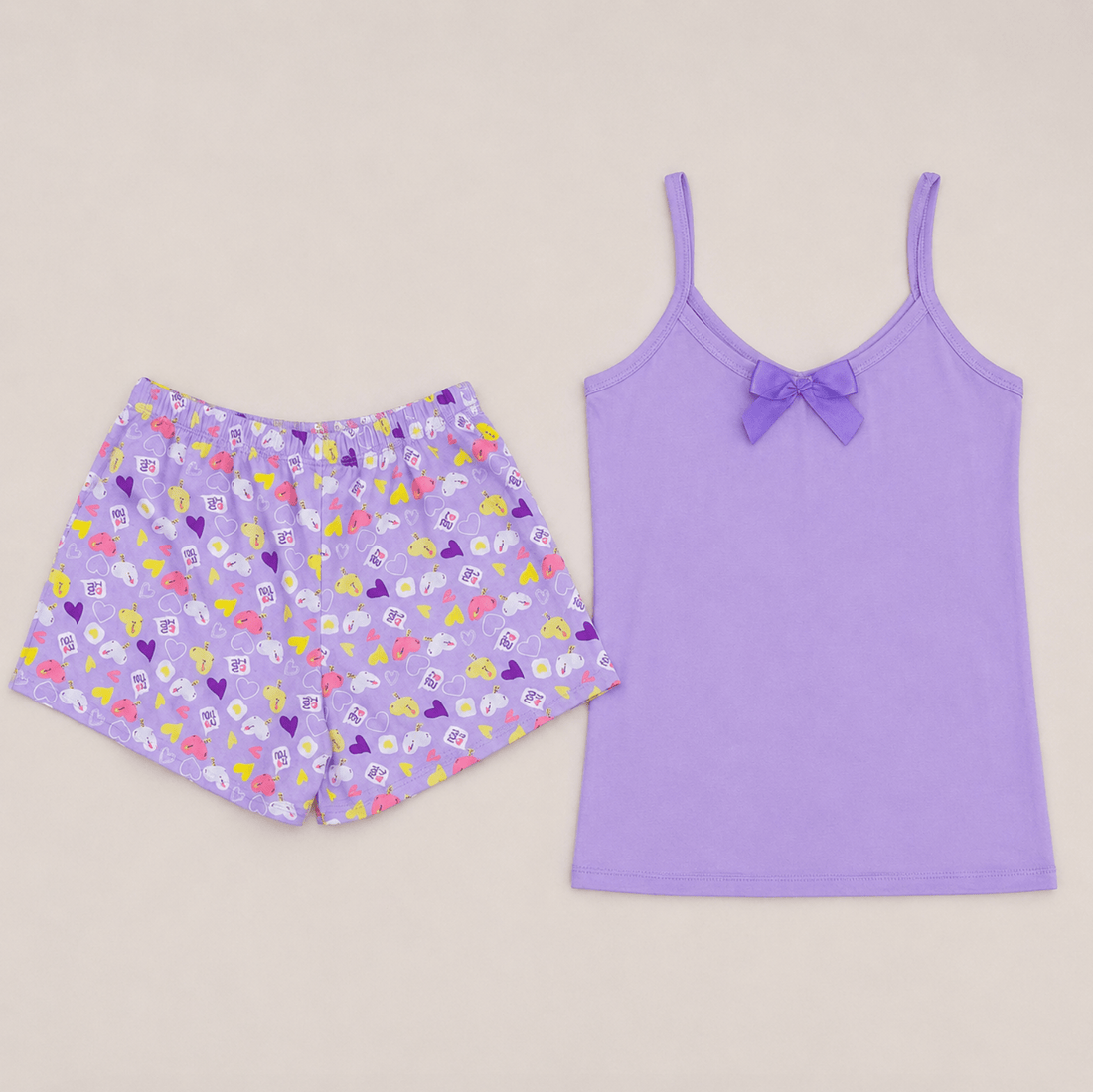 Pijama Alejandra Short y Blusa de Tiras · Ref. 192-18 - Vestiganga