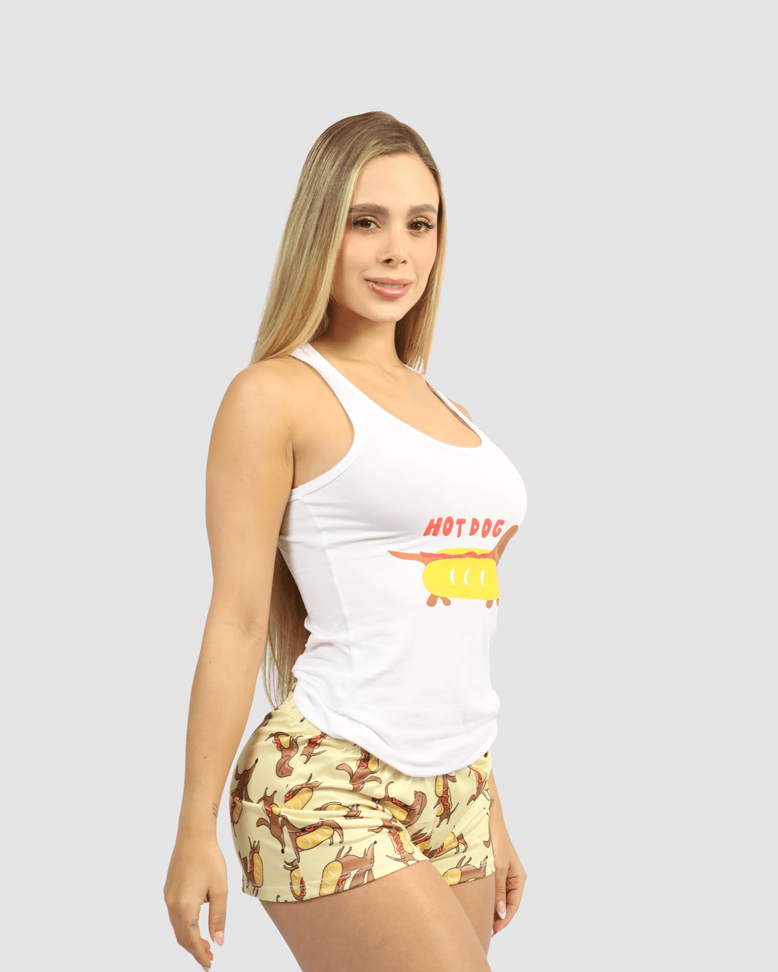 Pijama Camisilla y Short Estampado · Ref. 137-17 - Vestiganga