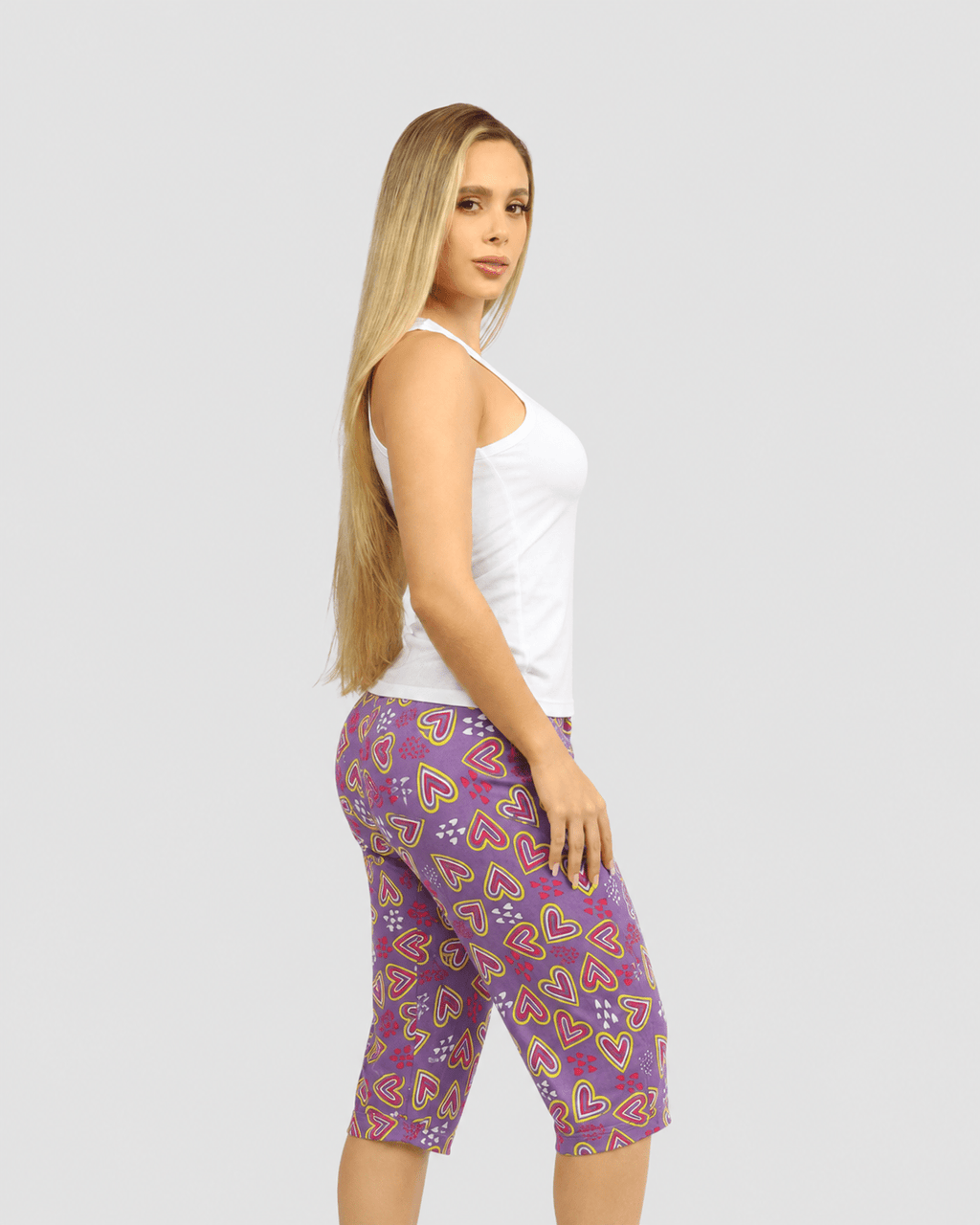Pijama Capri para Mujer - Renata Pack X3, Estampado - Vestiganga