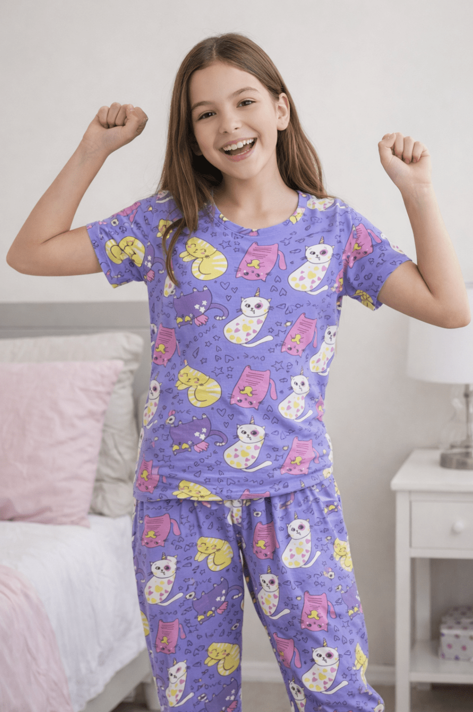 Pijama de Niña en Pantalón Sofia|Pack X3| - Vestiganga