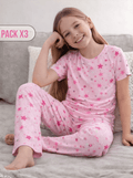 Pijama de Pantaļón de niña Sofia | Pack X3 | - Vestiganga