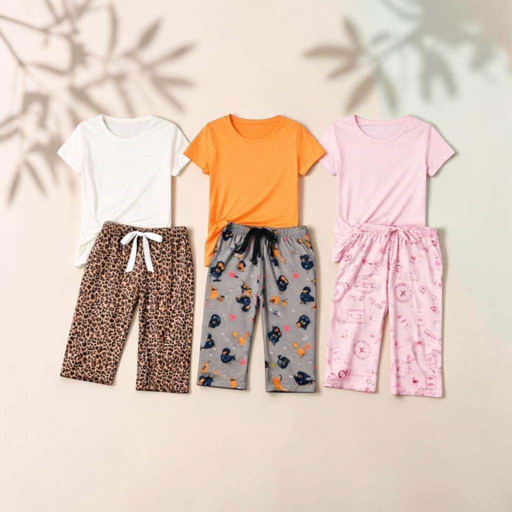 Pijama en Capry Dama Noe| Set X3| Capry Estampado | - Vestiganga