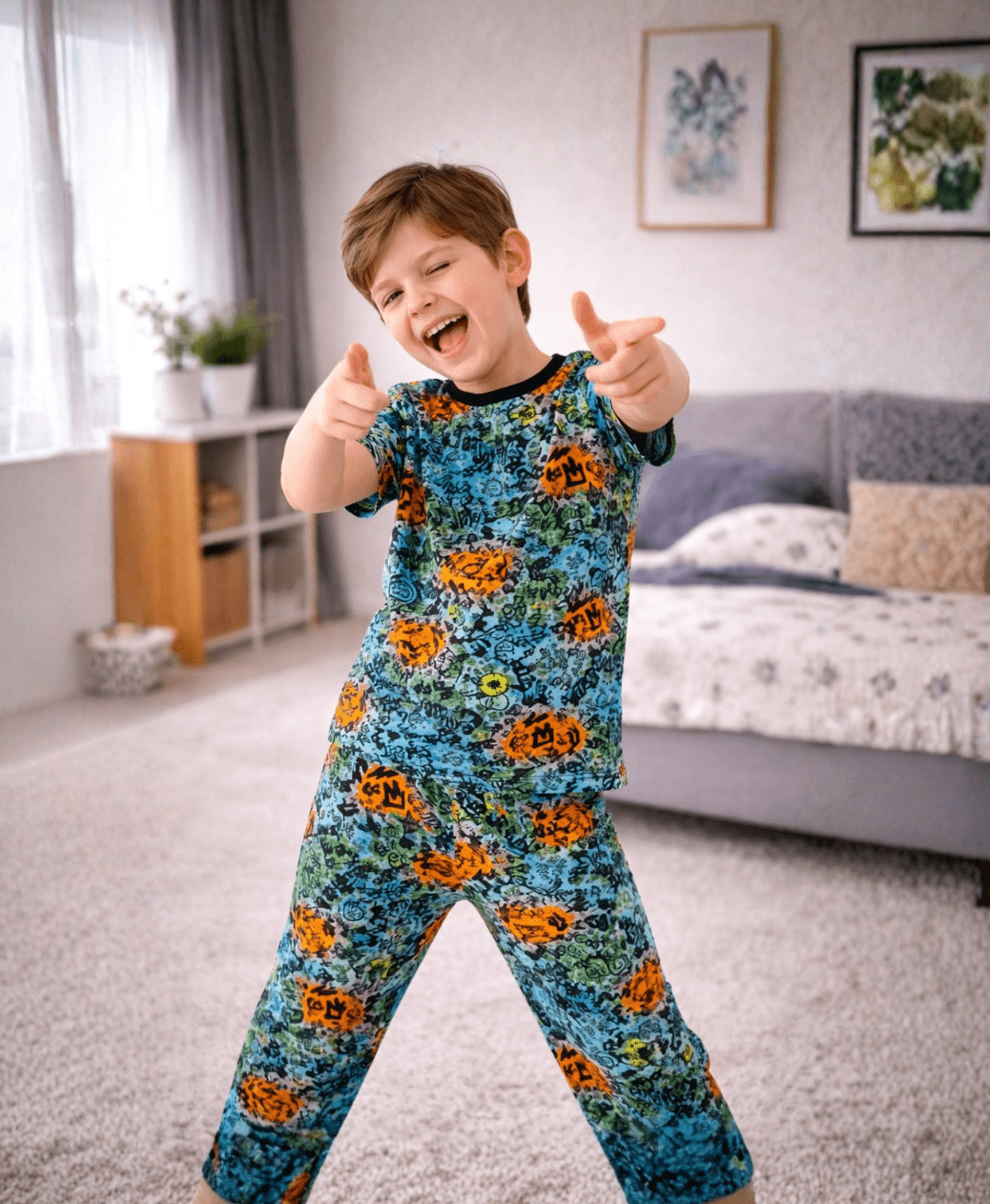 Pijama Esteban Camiseta y Pantalon - Vestiganga