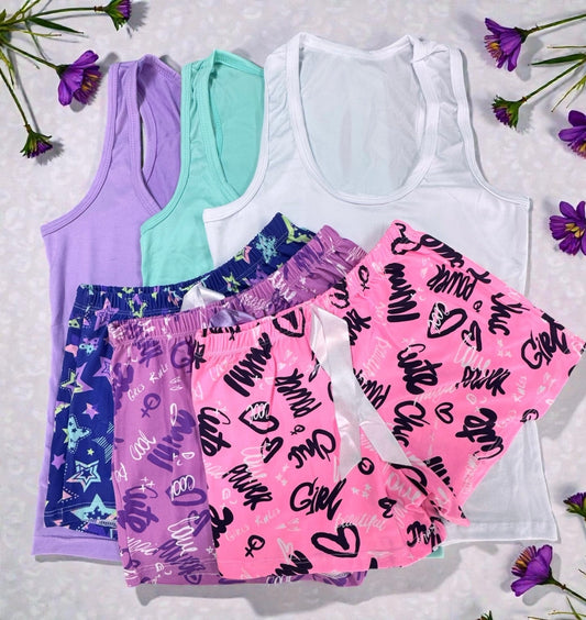 Pijama Mujer Set x3 Piel de Durazno Premium Vestiganga