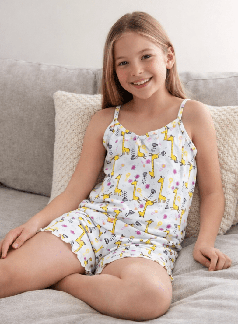 Pijama Niña Julieta |Short y Blusa| - Vestiganga