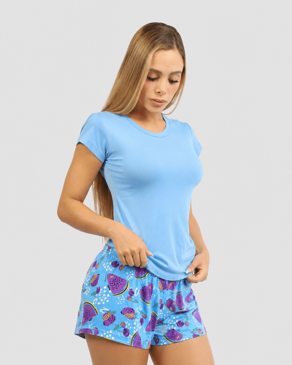 Pijama para Mujer - Angela Pack X3, Estampados - Vestiganga