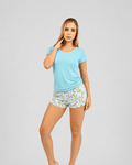 Pijama para Mujer - Angela Pack X3, Estampados Multi - Vestiganga