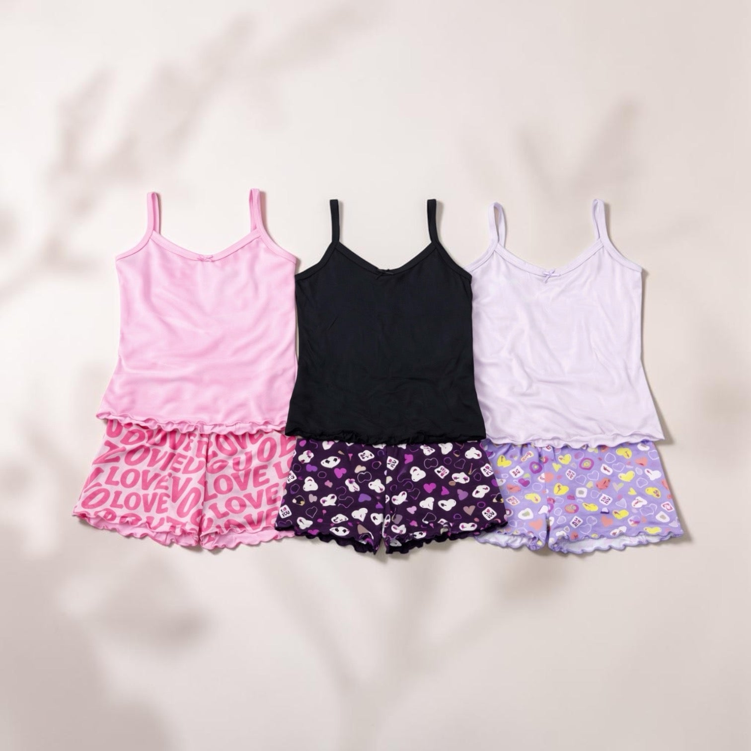 Pijama Short y Blusa Camila | Set X3 | Talla única | Estampada | - Vestiganga